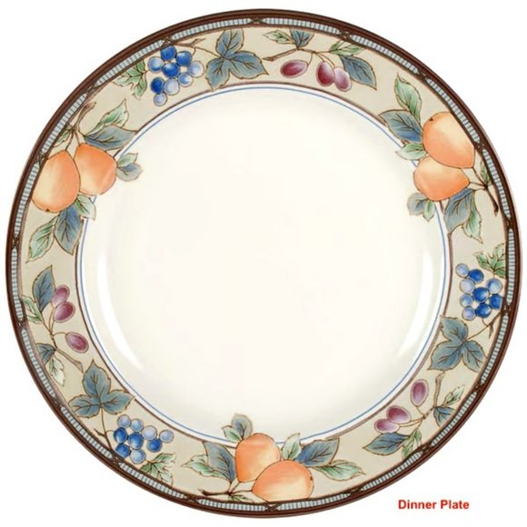 MIKASA Intaglio Garden Harvest Dinner Plate Set of 2 - Picture 3 of 7